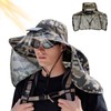 Solar Fan Hats for Men | Wide Brim Breathable Fishing