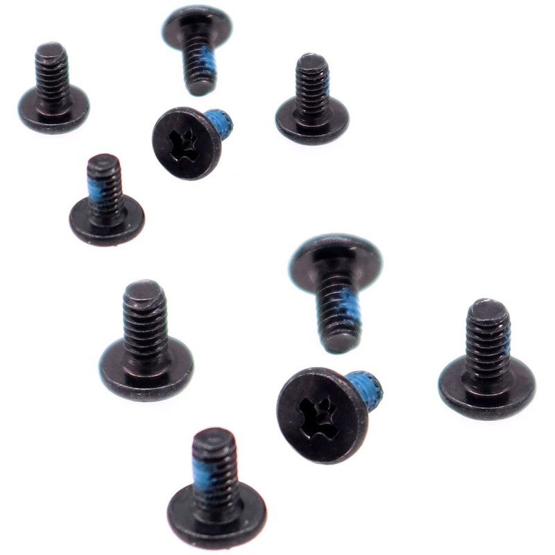Deal4GO 10-pack M2 x 4 mm replacement Phillips Flat Head