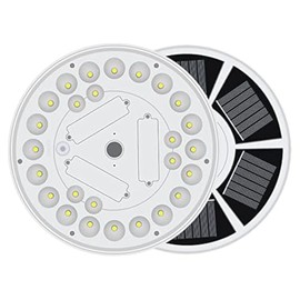 LumeGen LED Solar Flagpole Top Light I Illuminate Your Flag All Night and Beyond I Versatile Solar-Powered Lighting I Embrace The Beauty of Sustainable Illumination Flagtop Pole Light