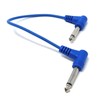 30cm 6.35mm 1/4" TS Mono Jack to Jack Plug Lead