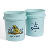 LIFE IS GOOD Rocket's Garden 5 Gallon Bucket, 2 Pack,