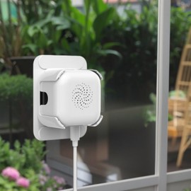 FEICAMYZX 3MP 2K Window Camera,2.4GHz and 5GHz Dual Band WiFi Indoor Camera for Home Security with Starlight Night Vision,24/7 Recording,8ft Long Cable, Multiple Brackets for Easy and Quick Installation