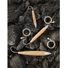 BLUEWING Cedar Plug 2pcs Fishing Plugs Wood Lure Natural Cedar