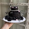 JeVenis - Decoración gótica para tarta de cumpleaños con diseño