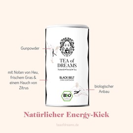 Gunpowder Organic Tea | "Black Belt" | China Gunpowder Organic Tea | Loose Tea | 250g