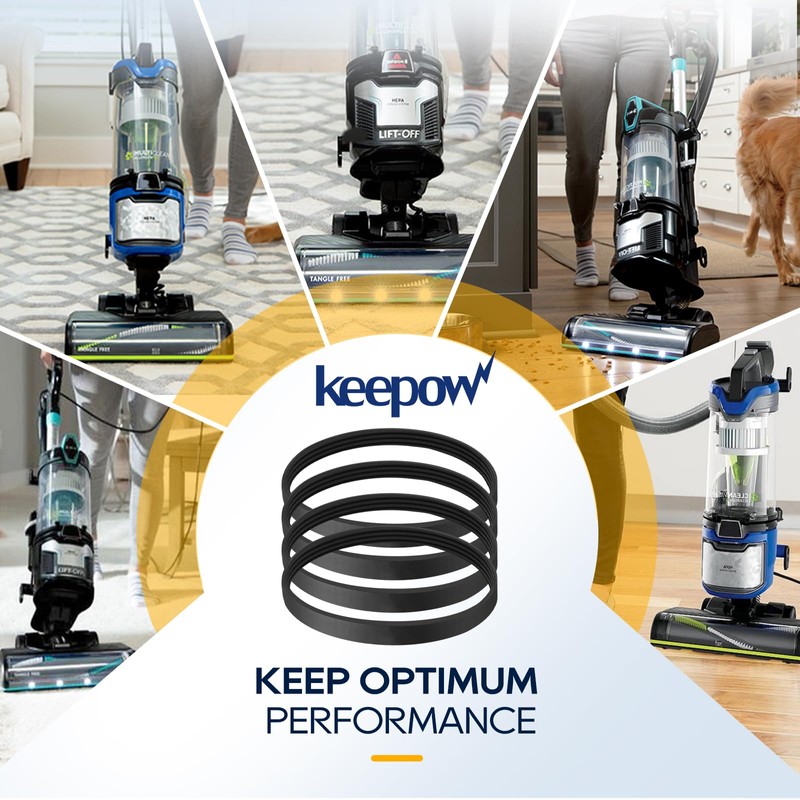 KEEPOW EPH245 Replacement Belts for Bissell MultiClean Pet Vacuum Cleaner