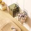 gifthub 2Pcs Storage Organizer Bins,Wall Mounted Clear Storage Bins with