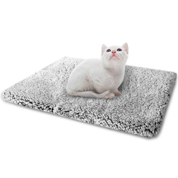 NWK Fluffy Self Warming Thermal Plush Fur Pet Mat for