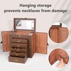 Kendal Extra Large Jewelry Box Jewelry Case PU Leather 6