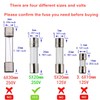 BOJACK T2AL250V 5x20mm 2A 250V Slow Blow Fuses 2 amp