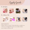 BABALAL Press On Toe Nails Short Square Fake Toe Nails