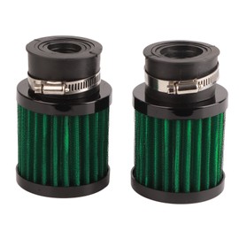 2pcs Air Filter 28‑48mm High Filtration Efficiency Universal for 50cc 70cc 90cc 125cc Moped Scooter ATV Dirt Bike Black Green