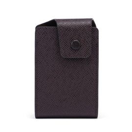 9 Tarjetas de crédito Titular, PU Cuero, RFID Bloqueo, 2 Ranuras para Efectivo, Tarjetero Pequeño con Cierre, Minimalista (Marrón)