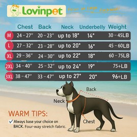 LovinPet Lovinpet Dog Onesies - Dog Pajamas for Large Dogs, Lightweight Fabric, Fintastic Blue Print, Dog Clothing, UV Protection, Easy Wearing Adorable Dog Clothes, Dog Onesie,Blue Shark L