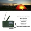 Solar Hand Crank Radio Multifunction Portable Rechargeable Emergency Radio with