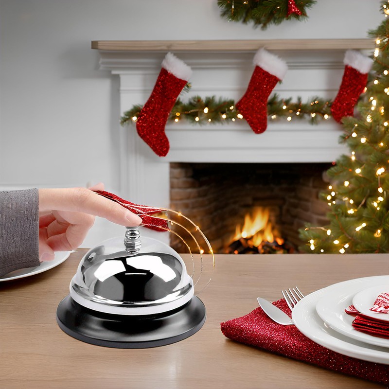 BUYGOO Table Bell, Reception Bell, Table Bell, Hand Bell, Reception