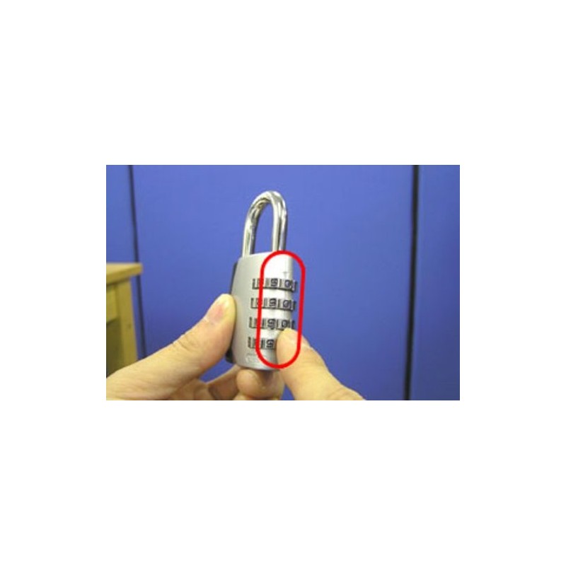 Japanese Lock Service ABUS Number Style Padlock, 155 Series, 20
