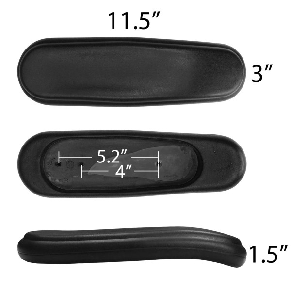 chairpartsonline Replacement Office & Task Chair Armrest Arm Pads -