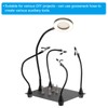 PATIKIL 13 Inch Microphone Gooseneck, 5/8-27 Thread Metal Universal Hose,