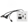 Multimedia Socket Aluminum Alloy USB HD VGA 3.5MM Sound RJ45