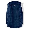 Lands' End Womens Packable Waterproof Raincoat Deep Sea Navy Regular