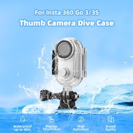 BTG Dive Case Housing for Insta360 Go 3S Go 3 Accessories Diving Case