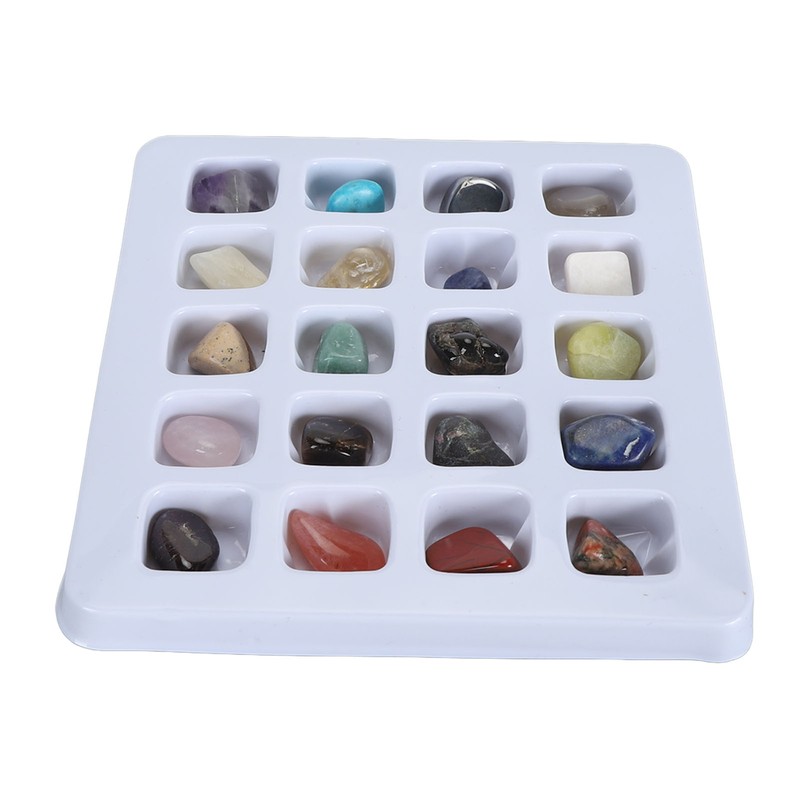 20pcs Rock Stone Colletction Kit for Boys Girls Exquisite Science