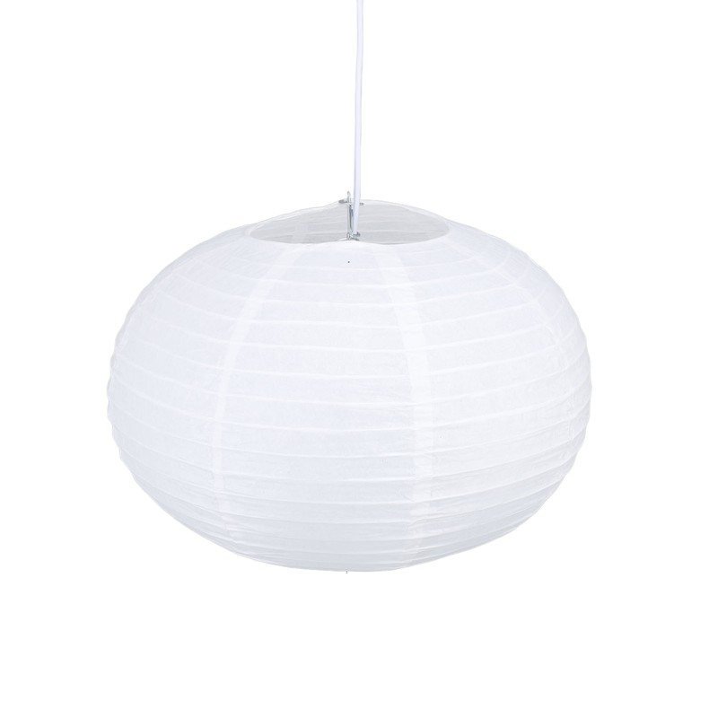 White Round Paper Lantern Light Decorative Soft Light Easy to