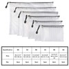 HIMOMO Zipper File, Set of 12, 6 Sizes, Zipper File