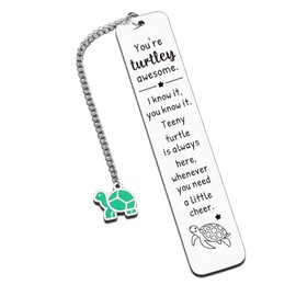 Turtle Gifts for Turtle Lovers Sea Turtle Bookmarks Sea Turtle Gift for Women Turtle Lovers Gifts Cute Turtle Charm Turtle Positive Gifts for Girls Him Her Turtle Decor Unique Turtle Gift for Her