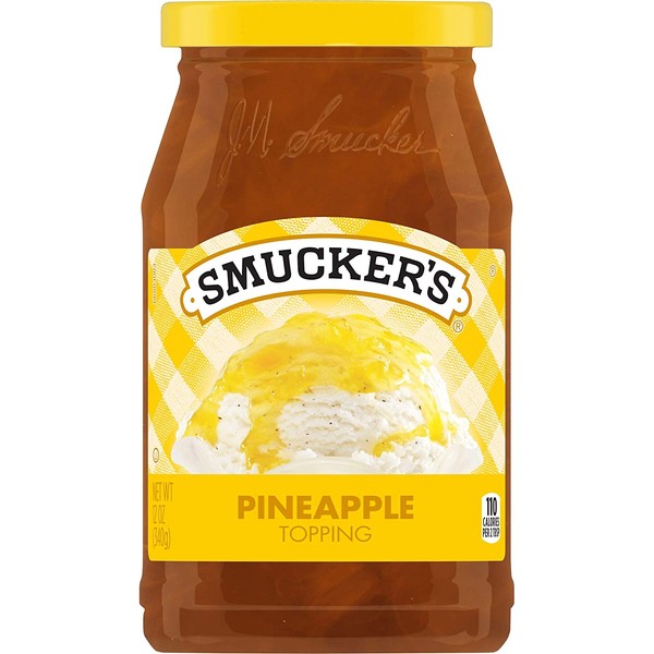 Smucker's Pineapple Topping, 12 Ounces (Pack of 6)