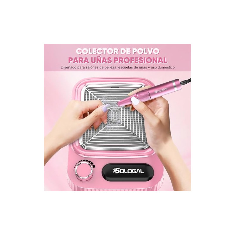 2en1 Taladro De Uñas Pulidor Esmeril Drill Profesional 45000