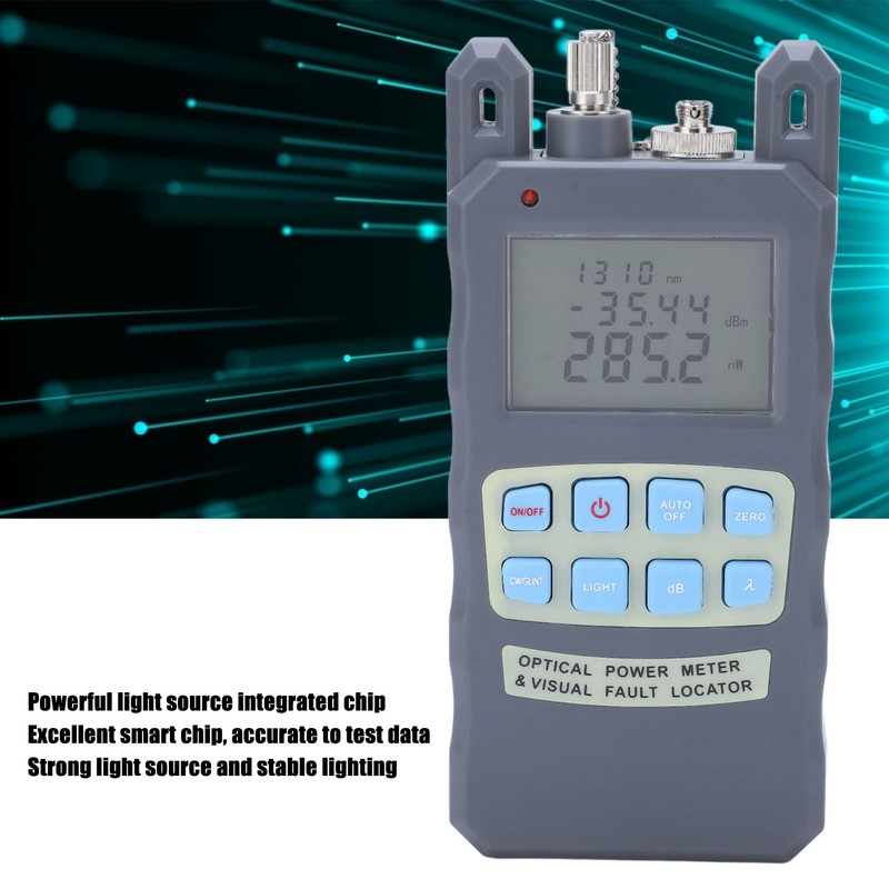 Optical Fiber Power Meter Portable Cable Tester SC FC ST