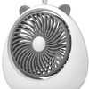 Cat Ear Desk Fan for Student Two Levels Adjustable Large