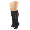 HUE womens Soft Opaque Knee High (Pack of 3) dress