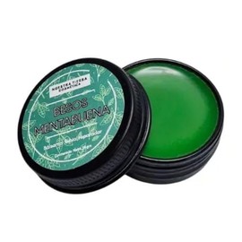 Nuestra Tierra Cosmética Bálsamo Labial Orgánico Besos Mentabuena, Frescura Intensa, 14 g                                                             