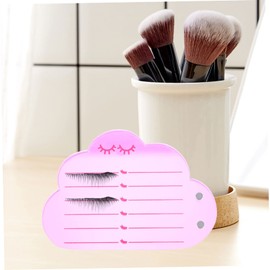 WOONEKY Magnetic Eyelash Extension Tray Acrylic Lash Organizer Plate Lightweight Design for Easy Use for Lash Extensions Salons Home for Beginners and Professionals