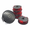 WETOOLPLUS 5 Pack 0.065'' Replacement Trimmer Spools & Cap Cover