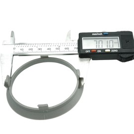 4x Centring Rings 70.1 x 66.6/70.1 to 66.6 Grey Compatible with Subtle