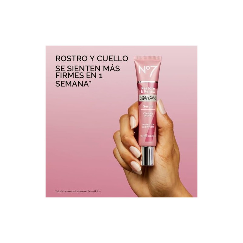 No7 Restore & Renew Face & Neck Multi Action Serum