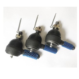Club Car Golf Cart Tie Rod End with with Grease Fitting Fits on Club Car DS Golf Carts (1976-2008) (Set (2pc Left 7540 and 1pc Right 7539))