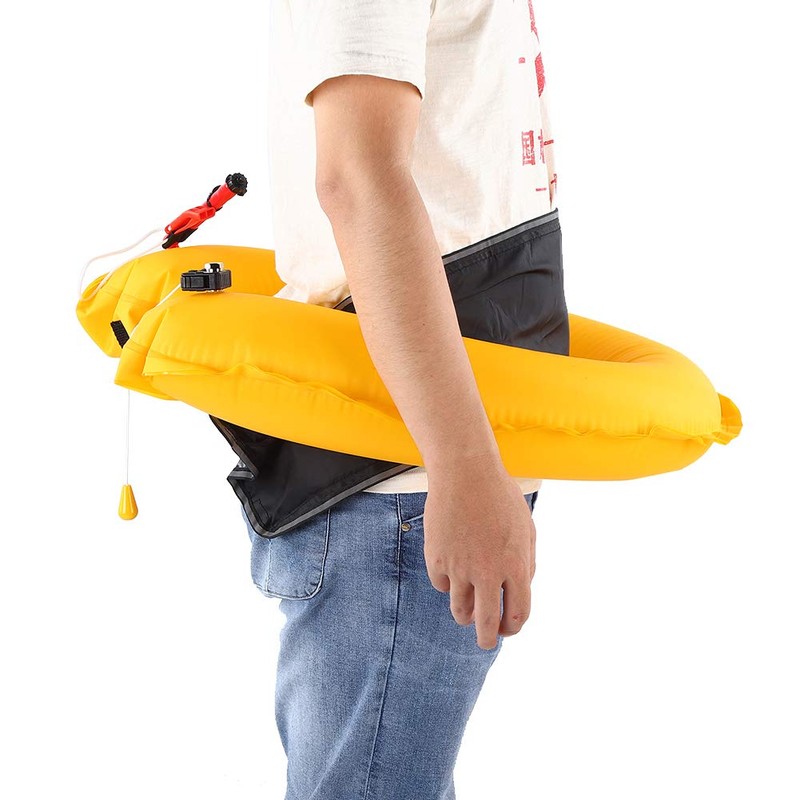 JULYKAI Buoyancy Safety Board Inflatable Belt, with Reflective Tapes And