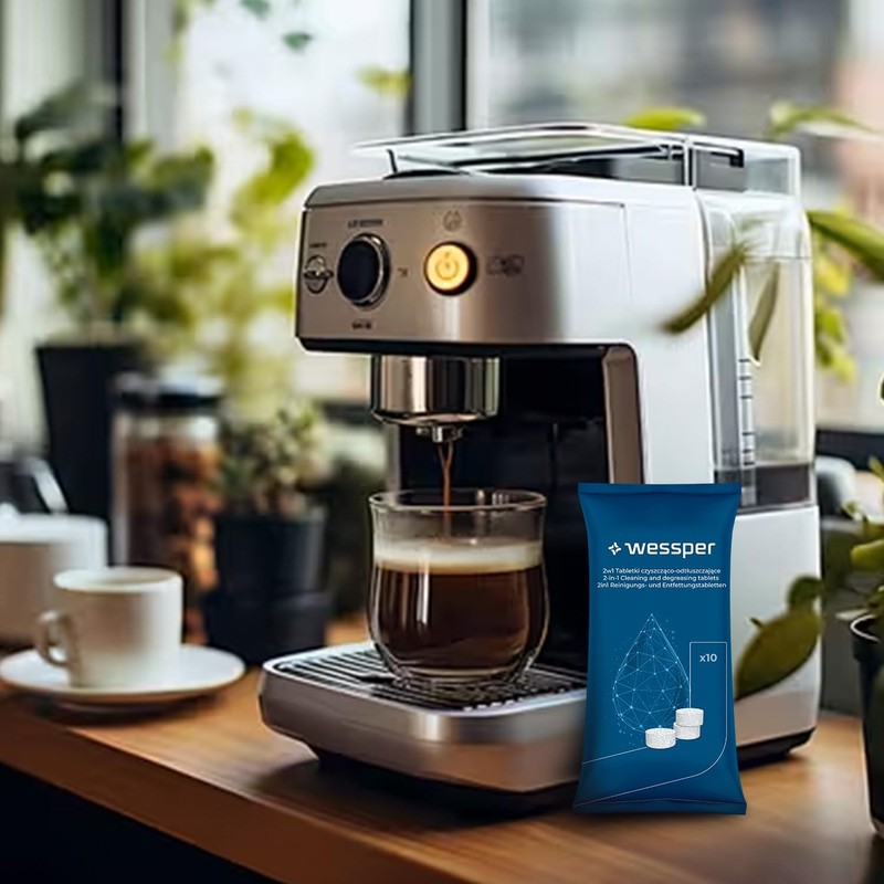 Wessper Pack of 20 Cleaning Tablets for All Fully Automatic