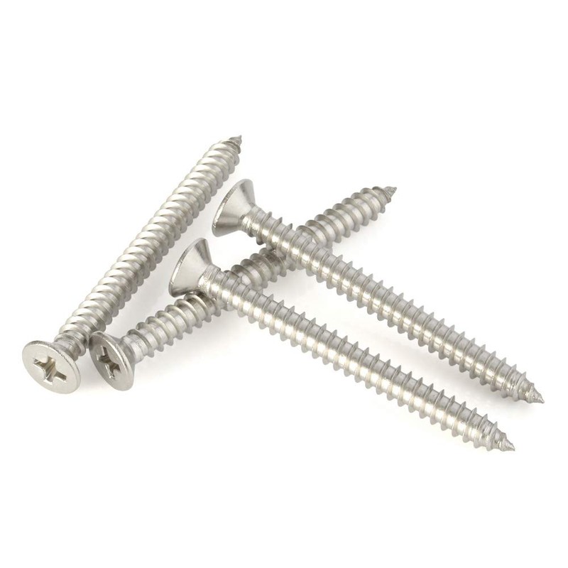 #4 x 5/8" Flat Head Sheet Metal Screws Phillips Drive