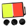 CORHAD 4sets Professional Soccer Referee Kit Includes Whistles Cards and