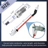 TICANEE Iridium Spark Plugs and Wires Set for Chevy 5.3L