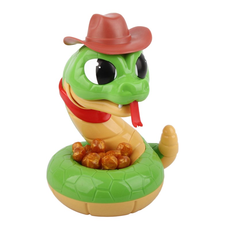 Electric Rattlesnake Toy Plastic Tricky Scary Rattlesnake Prank Toy Induction