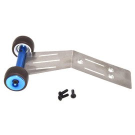 Metal Wheelie Bar Chassis guards Compatible with 1/16 Mini Maxx 4WD RTR Brushless Monster Truck RC Car Upgrade Parts(Blue)