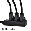 PowGrow Power Strip, 14AWG NEMA 6-15P 10ft Long Power Extension