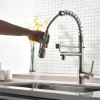 Commercial Kitchen Faucet Single Handle Single Lever Design with Pull